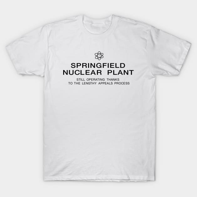 Springfield Nuclear Plant T-Shirt by saintpetty